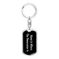 Pomeranian's Home v2 - Luxury Dog Tag Keychain
