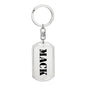 Mack - Luxury Dog Tag Keychain