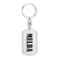Melba v01 - Luxury Dog Tag Keychain