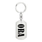 Ora v01 - Luxury Dog Tag Keychain