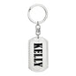 Kelly v01 - Luxury Dog Tag Keychain