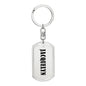Jacquelyn v01 - Luxury Dog Tag Keychain