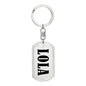 Lola v01 - Luxury Dog Tag Keychain