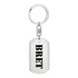 Bret - Luxury Dog Tag Keychain