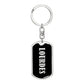 Lourdes v02 - Luxury Dog Tag Keychain