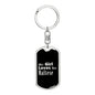 Maltese v2 - Luxury Dog Tag Keychain