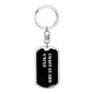 Coast Guard Uncle v2 - Luxury Dog Tag Keychain