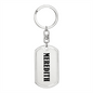 Meredith v01 - Luxury Dog Tag Keychain
