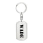 Wade - Luxury Dog Tag Keychain