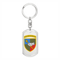 Ground Forces Command (Ukraine) - Luxury Dog Tag Keychain