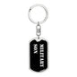 Military Son v2 - Luxury Dog Tag Keychain