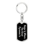 Great Pyrenees's Home v2 - Luxury Dog Tag Keychain