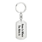Akita's Home - Luxury Dog Tag Keychain