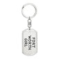 Fort Worth Girl v4 - Luxury Dog Tag Keychain
