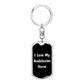 Love My Andalusian Horse v2 - Luxury Dog Tag Keychain