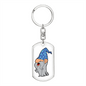 Wizard 02 - Luxury Dog Tag Keychain