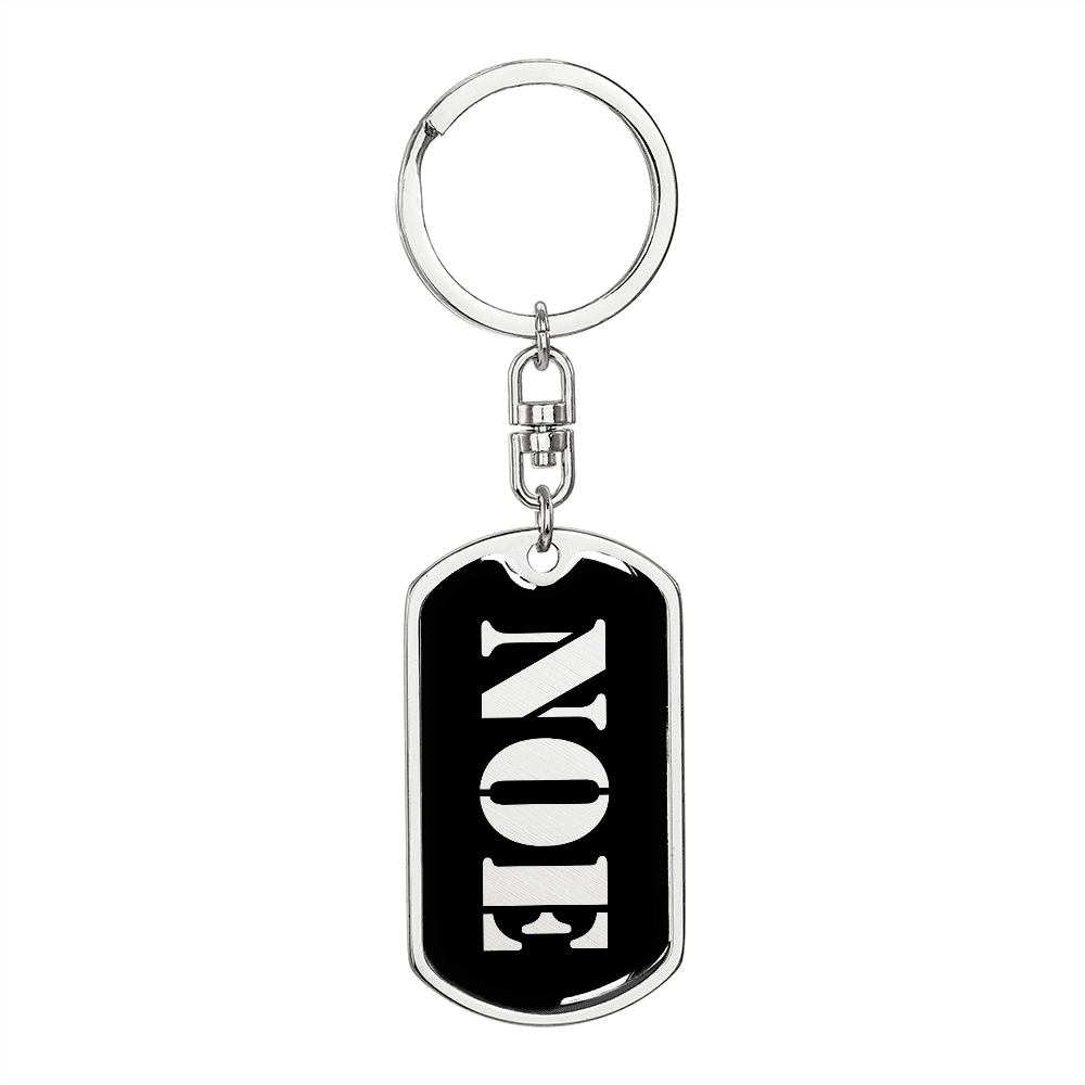 Noe v2 - Luxury Dog Tag Keychain