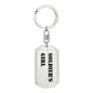 Soldier's Girl - Luxury Dog Tag Keychain