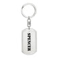 Spencer - Luxury Dog Tag Keychain