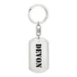 Devon - Luxury Dog Tag Keychain