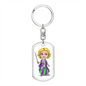 Knight 04 - Luxury Dog Tag Keychain