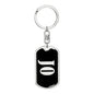 Jo v02 - Luxury Dog Tag Keychain