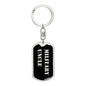 Military Uncle v2 - Luxury Dog Tag Keychain