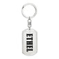 Ethel v01 - Luxury Dog Tag Keychain