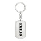 Emilio - Luxury Dog Tag Keychain