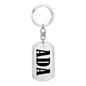 Ada v01 - Luxury Dog Tag Keychain