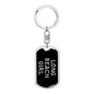 Long Beach Girl v5 - Luxury Dog Tag Keychain