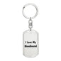 Love My Bloodhound v4 - Luxury Dog Tag Keychain