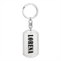 Lorena v01 - Luxury Dog Tag Keychain