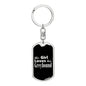 Greyhound v2 - Luxury Dog Tag Keychain