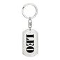 Leo - Luxury Dog Tag Keychain