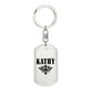 Kathy v01a - Luxury Dog Tag Keychain