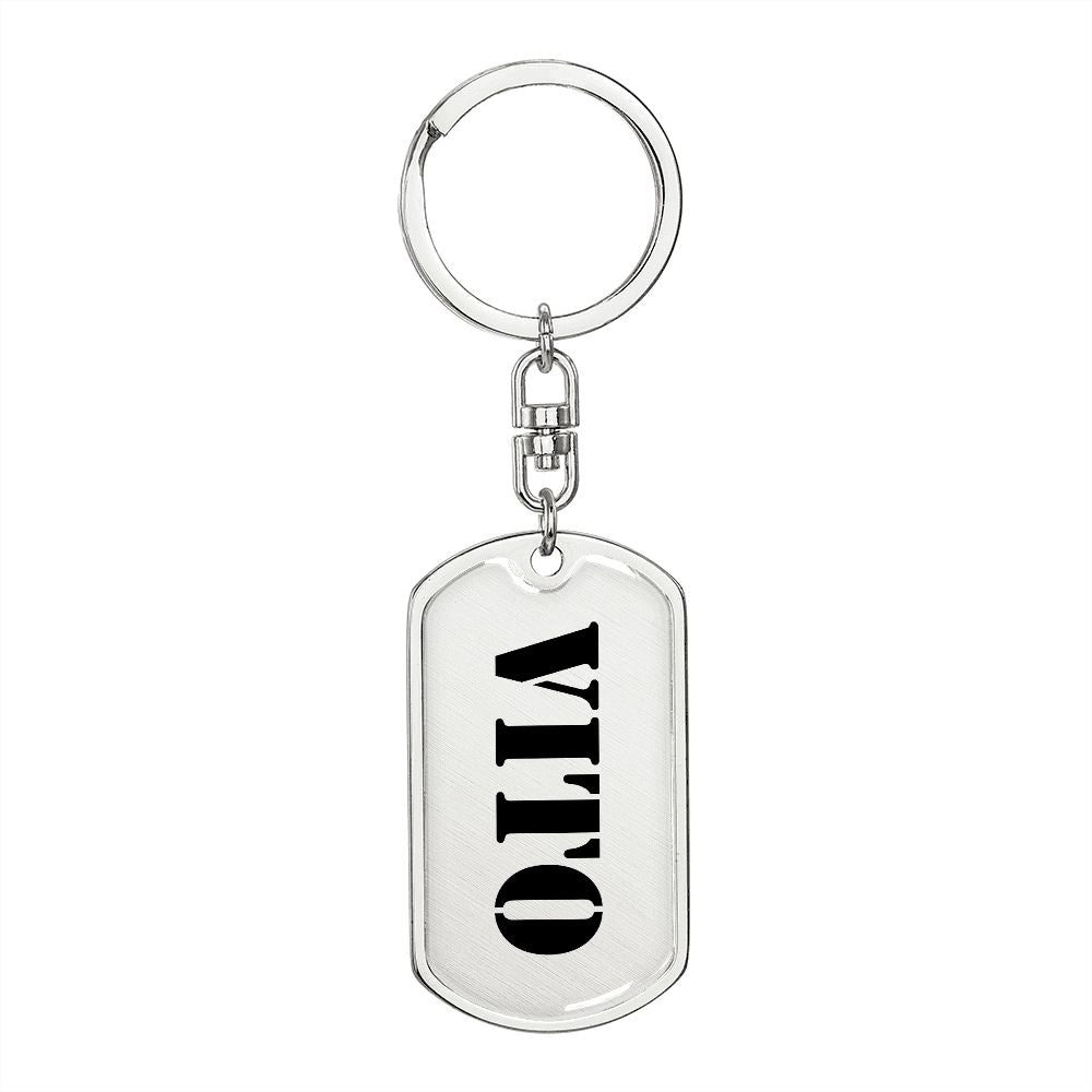 Vito - Luxury Dog Tag Keychain