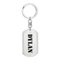 Dylan - Luxury Dog Tag Keychain