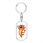 Tiger 02 - Luxury Dog Tag Keychain