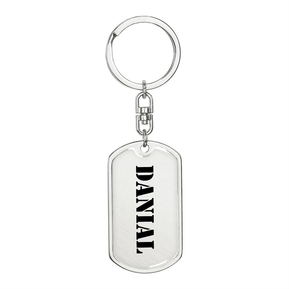 Danial - Luxury Dog Tag Keychain