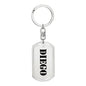 Diego - Luxury Dog Tag Keychain