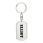 Elliot - Luxury Dog Tag Keychain