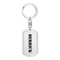 Derrick - Luxury Dog Tag Keychain