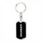 Alphonso v2 - Luxury Dog Tag Keychain