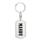 Mandy v01 - Luxury Dog Tag Keychain