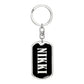 Nikki v02 - Luxury Dog Tag Keychain