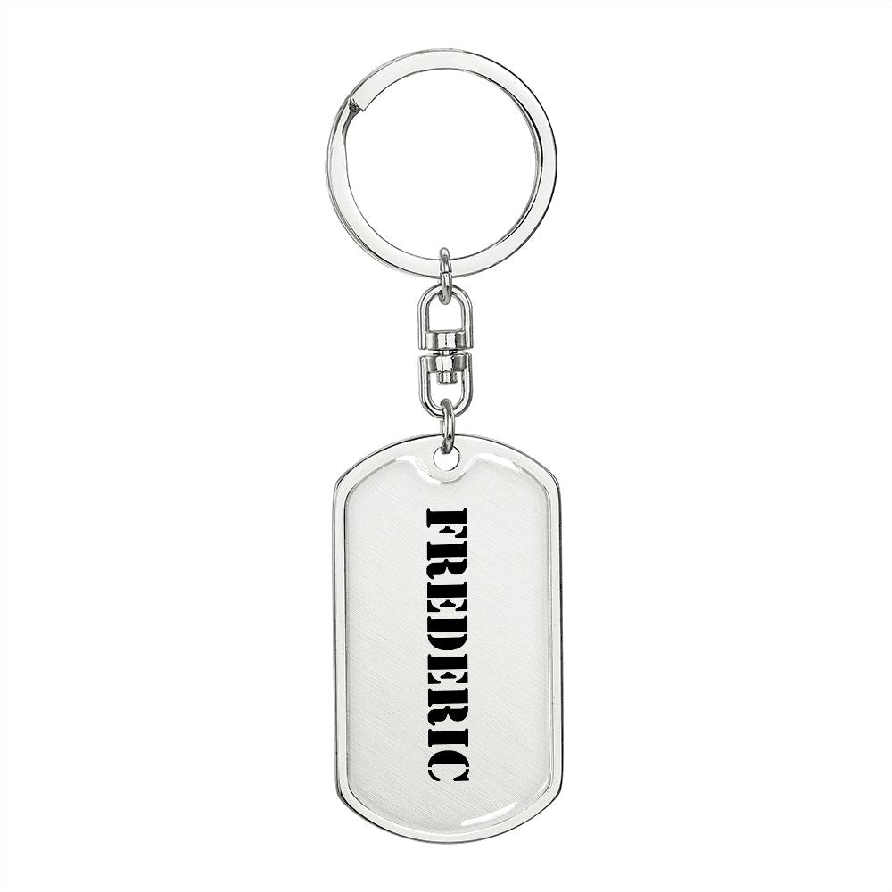 Frederic - Luxury Dog Tag Keychain