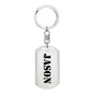 Jason - Luxury Dog Tag Keychain