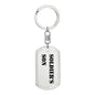 Soldier's Son - Luxury Dog Tag Keychain