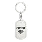 Crystal v01a - Luxury Dog Tag Keychain